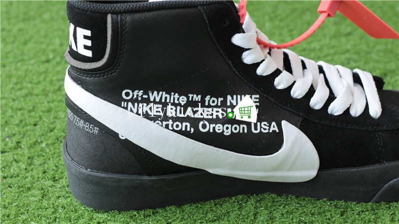 Off White x Nike Air Blazer Mid Black